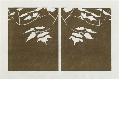 Lot 64 - Alex Katz BLACK POND (PARKETT 21) Woodcut,...