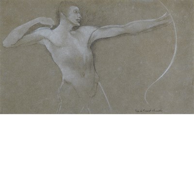 Lot 54 - George de Forest Brush American, 1855-1941...