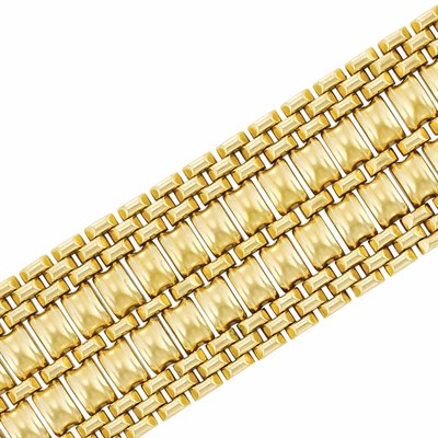 Lot 153 - Wide Gold Bracelet