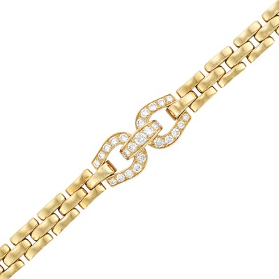 Lot 222 - Gold and Diamond Bracelet, Cartier, France