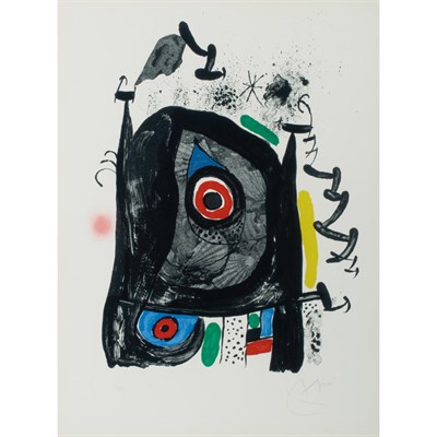 Lot 91 - Joan Miró LE PELLERIN DE COMPOSTELLE (M. 591)...