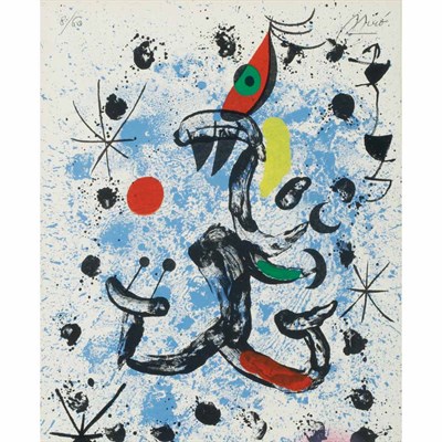 Lot 93 - Joan Miró MIRO (M. 687) Color lithograph, 1970,...