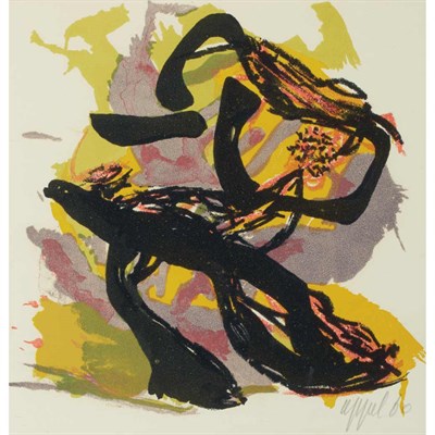 Lot 140 - Karel Appel (1921-2006) COMPOSITION Color...