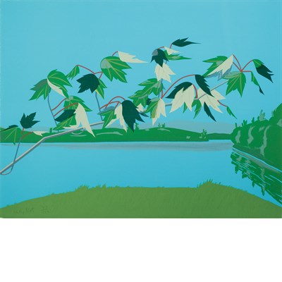 Lot 62 - Alex Katz LATE JULY I (M. 38) Color lithograph,...
