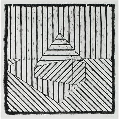 Lot 8 - Jennifer Bartlett (b. 1941) GRACELAND WOODCUT,...