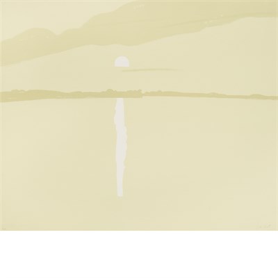 Lot 63 - Alex Katz SUNSET, LAKE WESSERUNSET IV (M. 61)...