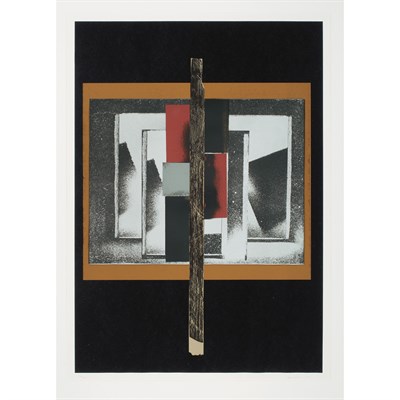 Lot 122 - Louise Nevelson UNTITLED Color screenprint and...