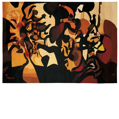 Lot 157 - Marios Prassinos (1916-1985) ARIANE Wool...