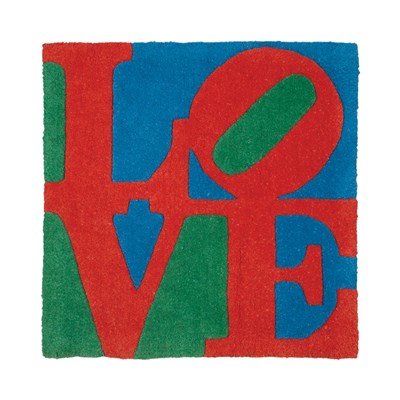 Lot 58 - Robert Indiana CLASSIC LOVE Chrome-dyed,...