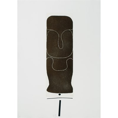 Lot 122 - Victor Pasmore (1908-1998) BROWN IMAGE (LYNTON...
