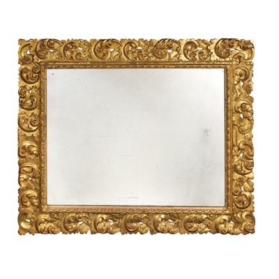 Lot 129 - Continental Giltwood Frame The pierced frame...
