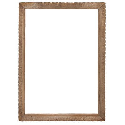 Lot 655 - Flemish Style Carved Oak Picture Frame Height...
