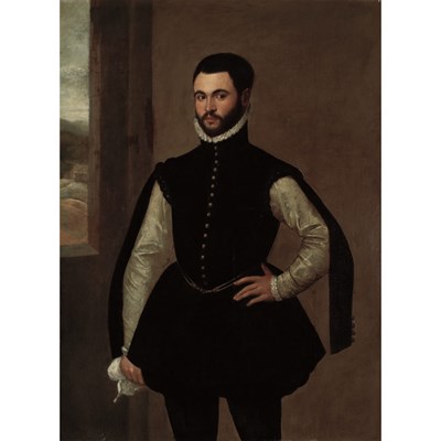 Lot 2 - School of Giovanni Battista Moroni Portrait of...