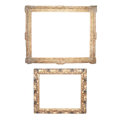 Lot 323 - Two Continental Gilt Composition Frames Height...