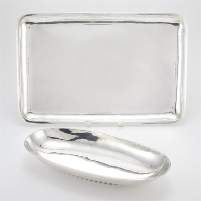 Lot 263 - Two Mexican Sterling Silver Table Articles...