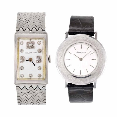 Lot 168 - Two Gentleman's White Gold Wristwatches