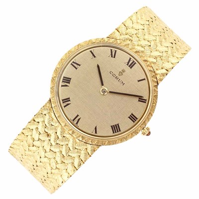 Lot 578 - Gentleman's Gold Wristwatch, Corum