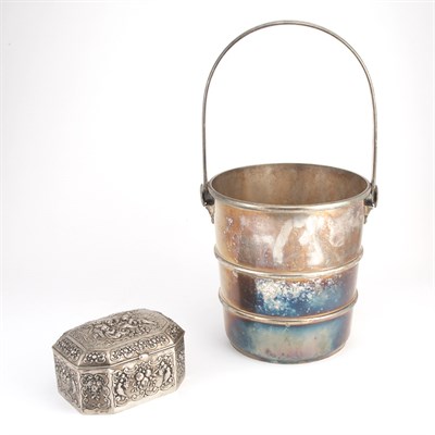 Lot 514 - Gorham Silver Plated Ice Bucket; Together with...