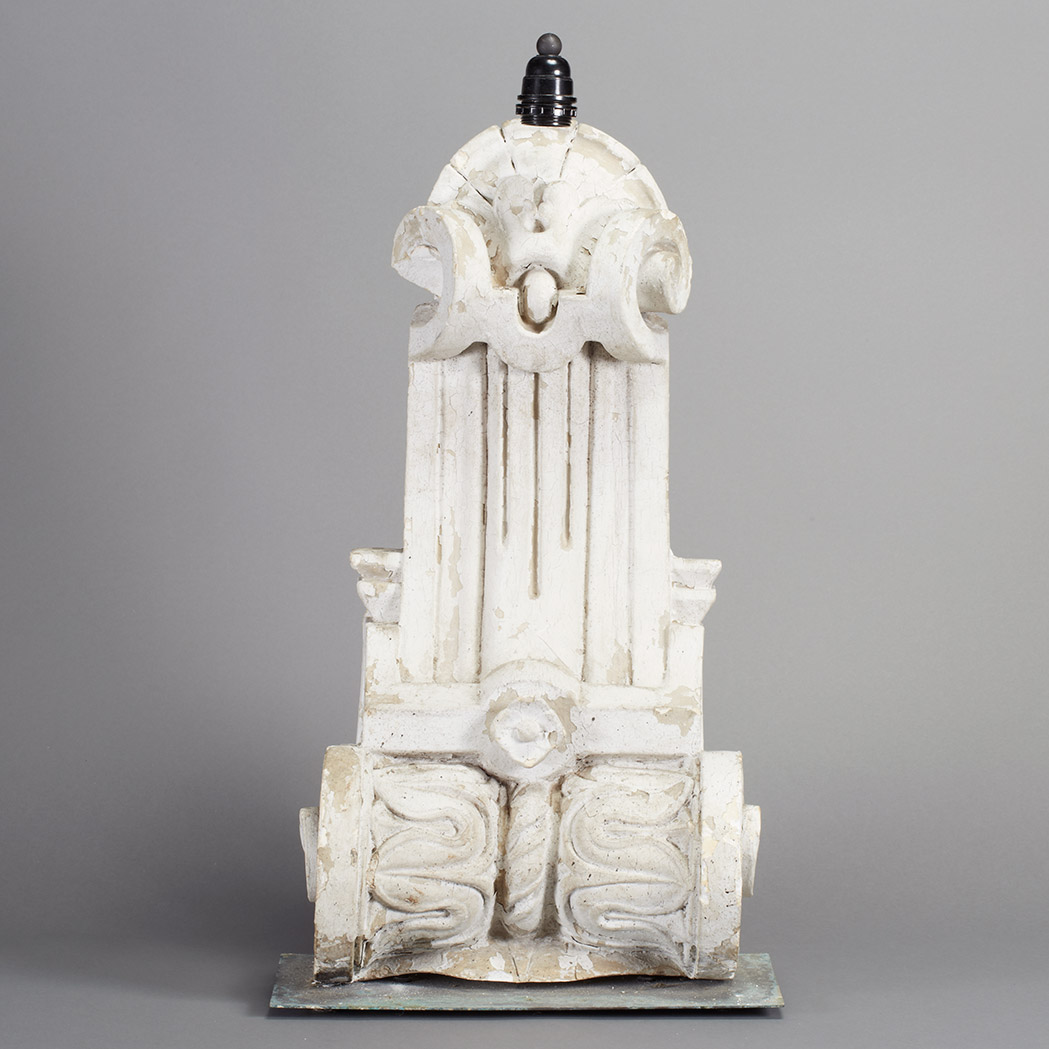 Lot 318 - Painted Composition Architectural Fragment...