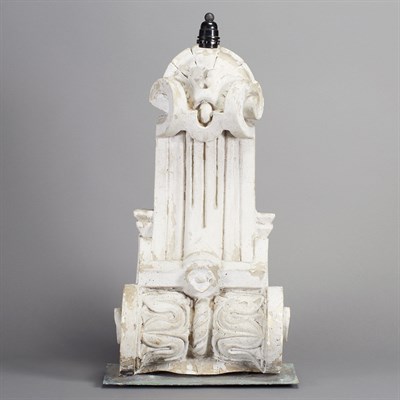 Lot 318 - Painted Composition Architectural Fragment...