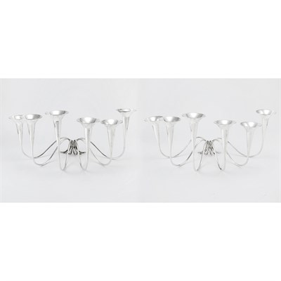 Lot 342 - 20th Century Design Pair of Mexican Six-Light...