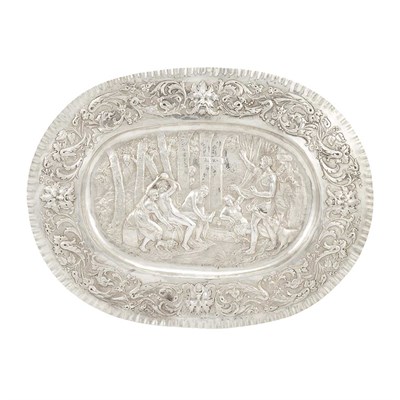 Lot 270 - Continental Silver Charger Late 19th century...