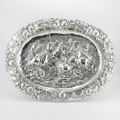 Lot 271 - Continental Silver Plated Charger Late...