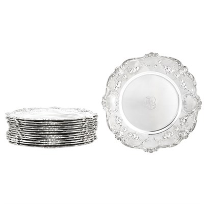 Lot 250 - Set of Fourteen Gorham Mfg. Co. Sterling...