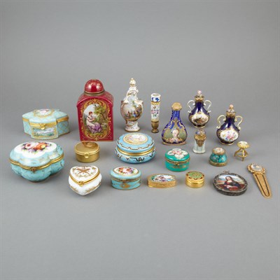 Lot 510 - Group of Continental Style Porcelain and...