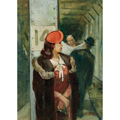 Lot 95 - Cecil Crosley Bell American, 1906-1970 Waiting...