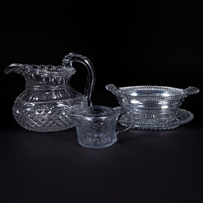 Lot 111 - Group of Cut Glass Table Articles 19th Century...