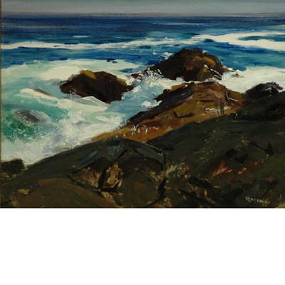 Lot 28 - Jay Hall Connaway American, 1893-1970 Blue Sea...