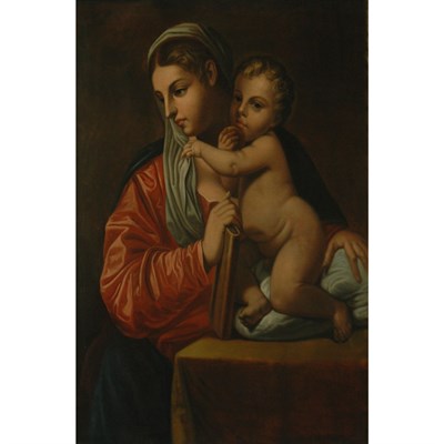 Lot 20 - Italian School 19th/20th Century Madonna and...