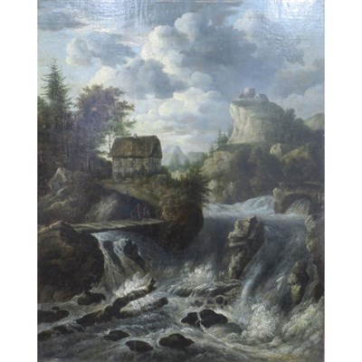 Lot 76 - After Jacob van Ruisdael The Waterfall Bears...