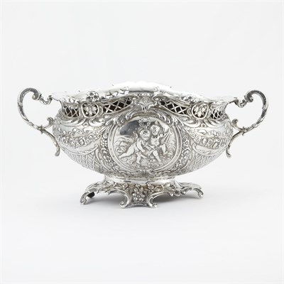 Lot 269 - Continental Silver Centerpiece Bowl Early 20th...
