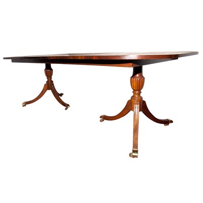 Lot 532 - George III Style Mahogany Double Pedestal...