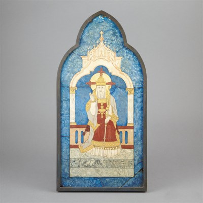 Lot 320 - Italian Scagliola Ecclesiastical Figural...