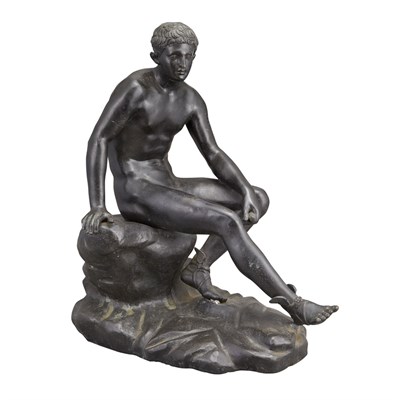 Lot 305 - Bronze Figure of Mercury After the Antique...