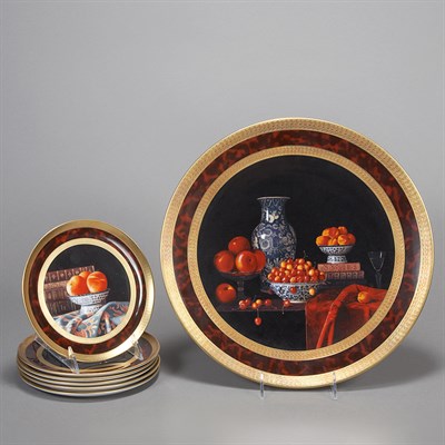 Lot 376 - Bernardaud Limoges Porcelain Seven-Piece...