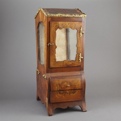 Lot 132 - Louis XV Style Gilt-Metal Mounted Marquetry...