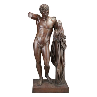 Lot 531 - Bronze Figure of Hermes of Praxiteles After...