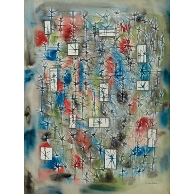 Lot 23 - Jimmy Ernst American, 1920-1984 Underbrush,...