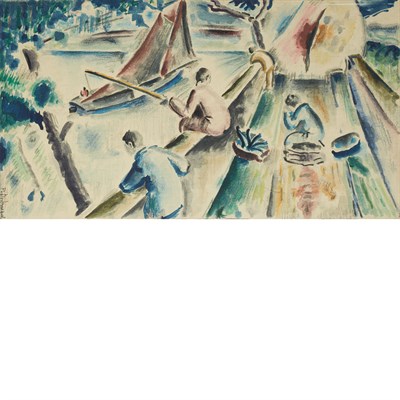 Lot 86 - Preston Dickinson American, 1891-1930...