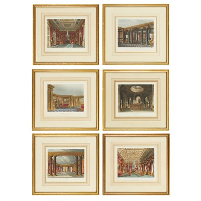 Lot 266 - After C. Wild [CARLTON HOUSE INTERIOR VIEWS]...