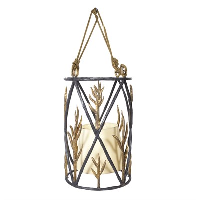 Lot 399 - French Design Iron and Silk Chandelier 20th...