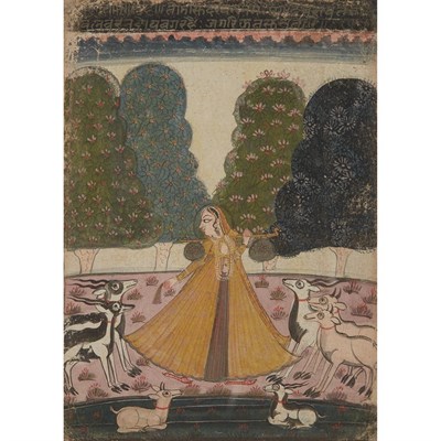 Lot 57 - Indian School Rajput, possibly Jodhpur, 19th...