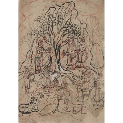 Lot 55 - Indian School Rajput, possibly Kotah, 19th...