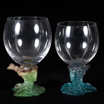 Lot 416 - Group of Daum Pate-de-Verre and Blown Glass...