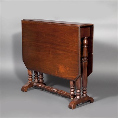 Lot 642 - Victorian Mahogany Sutherland Action Drop-Leaf...