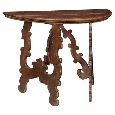 Lot 463 - Italian Baroque Walnut Console 17th Century...